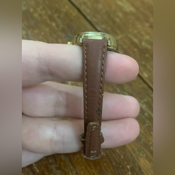 Vintage Acqua Indiglo Analog Watch‎ Gold Tone WR30M - Not Tested - Picture 5 of 8